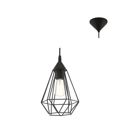 Eurolux Tarbes Pendant Black - P689