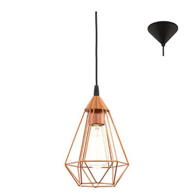 Eurolux Tarbes Pendant 175mm Copper - P689C