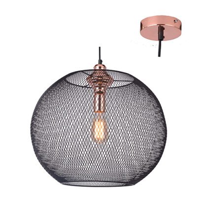 Eurolux Pendant 480mm Copper/Black - P770