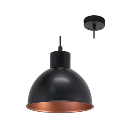 Eurolux Truro1 Pendant Black/Copper - P827