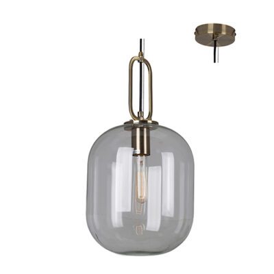 Eurolux Hallstat Pendant 350mm Clear  Glass - P900CL