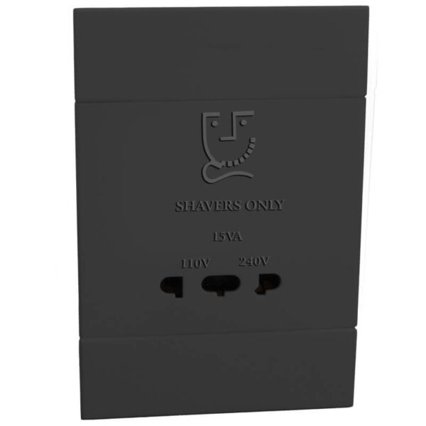 VETi 2 - Shaver Socket - Charcoal Complete