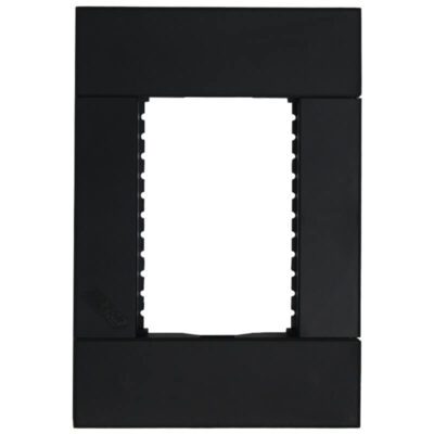 VETi 2 - Fixing Frame For Up To 3 Modules - Charcoal Modular