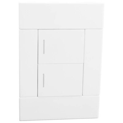 VETi 2 - 2 Lever 2 Way Switch - White Complete