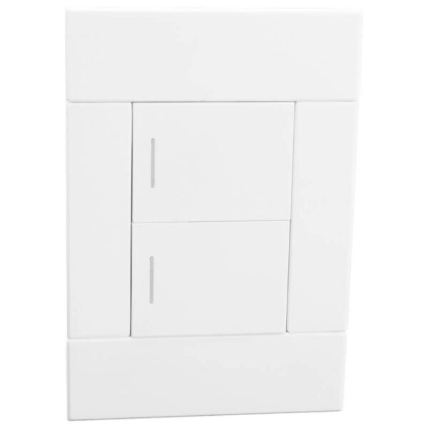 VETi 2 - 2 Lever 2 Way Switch - White Complete