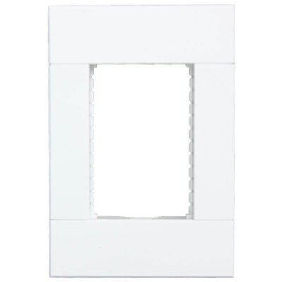 VETi 2 - Fixing Frame For Up To 3 Modules - White Modular