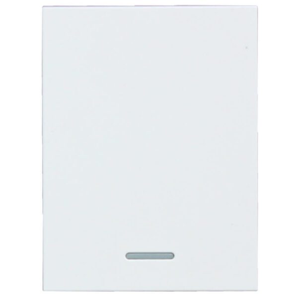 VETi 2 - Bell Press Switch Module For 2 Lever Switch - White Modular