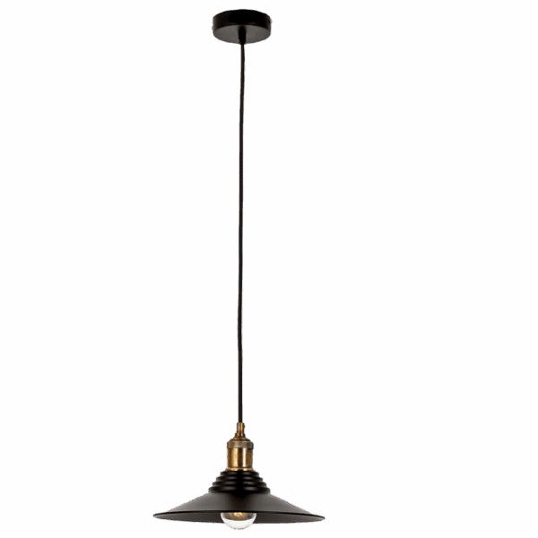 Brightstar PEN265 MATT BLACK Metal Pendant