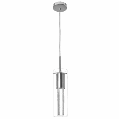 Brightstar PEN376/1 CRYSTAL Polished Chrome with Clear Outer Glass and Crystal