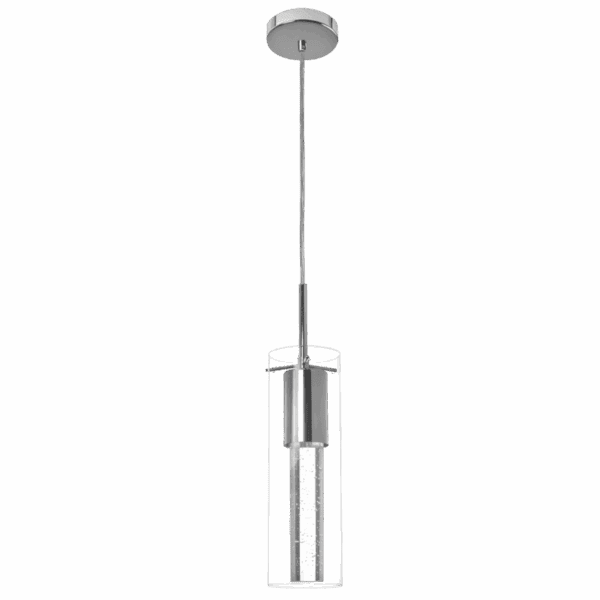 Brightstar PEN376/1 CRYSTAL Polished Chrome with Clear Outer Glass and Crystal