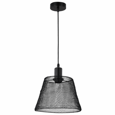 Brightstar PEN515 BK Steel Mesh Pendant with Black Cord