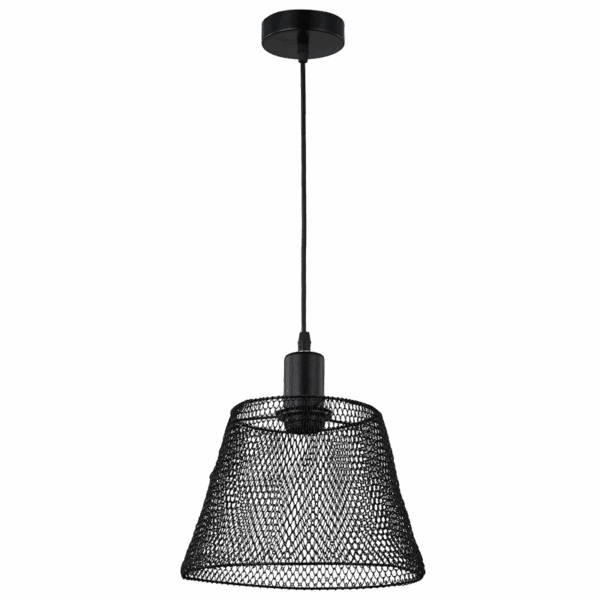 Brightstar PEN515 BK Steel Mesh Pendant with Black Cord