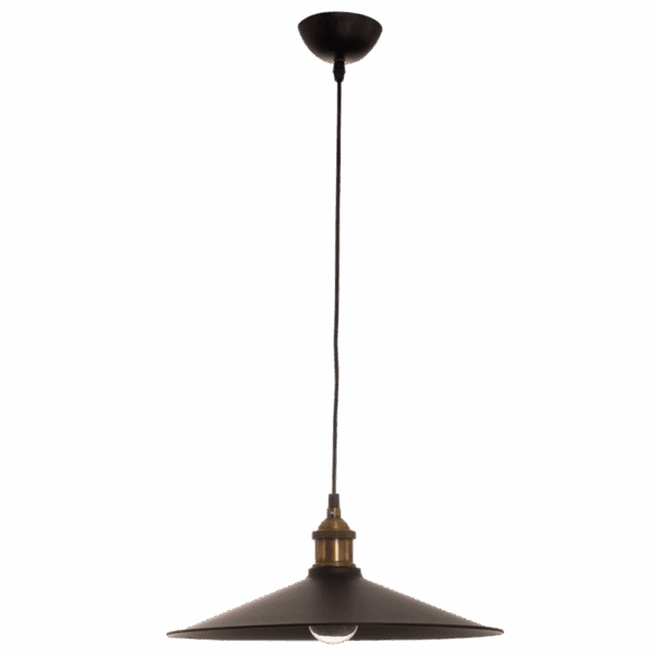 Brightstar PEN547 AQ/BK Metal Pendant with Black Inner