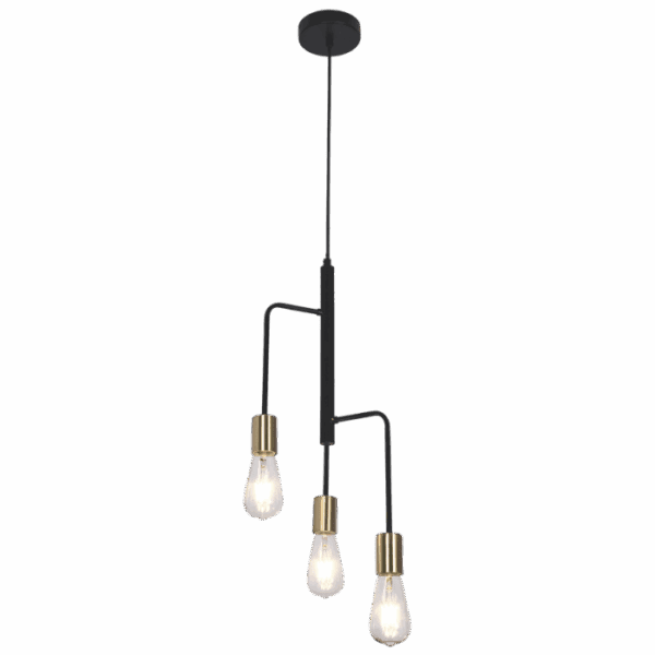 Brightstar PEN563/3 BK Metal Pendant