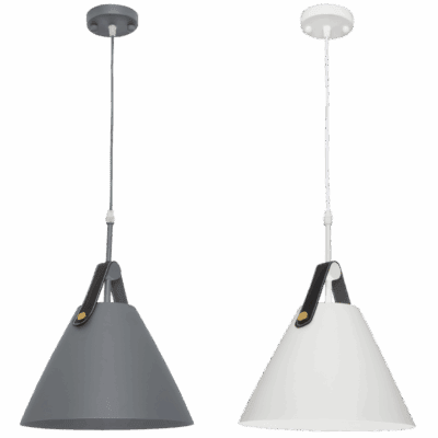 Brightstar PEN606 Metal Pendant With Leather Strap