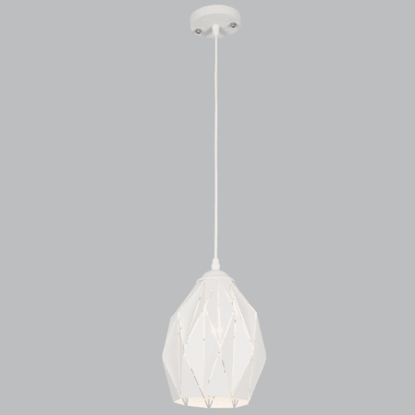 Brightstar PEN637/1 WH Sand White Metal Cord Pendant