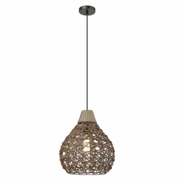 Brightstar PEN852 Metal, Plastic and Rope Pendant