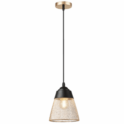 Brightstar PEN863 BK/GD Metal Pendant