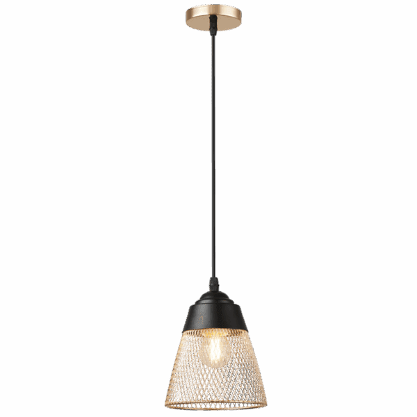 Brightstar PEN863 BK/GD Metal Pendant