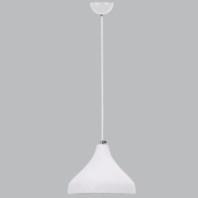 Brightstar PEN931 WH Metal Pendant with Ceramic Shade