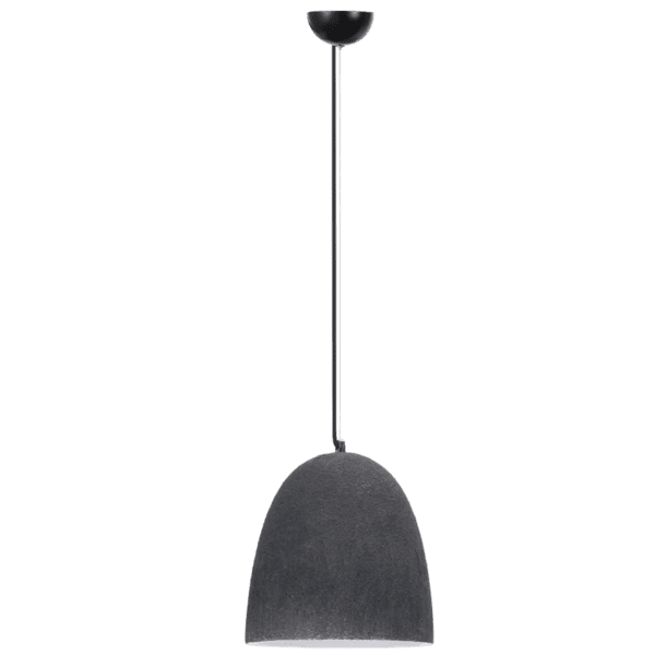Brightstar PEN932 BK Metal Pendant with Ceramic Shade