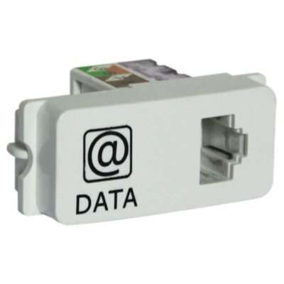 VETi 1 - Data Socket Outlet White - Modular