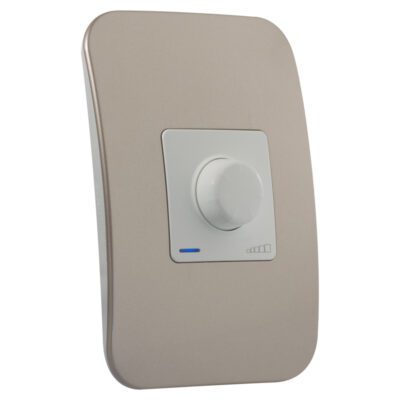 VETi 1 - Rotary Dimmer with Locator - White + Champagne Complete
