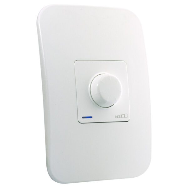 VETi 1 - Rotary Dimmer with Locator - White Complete