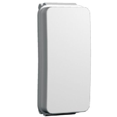 VETi 1 - Blanking Module (1 Module Width) White - Modular