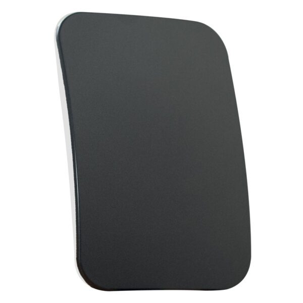 VETi 1 - Blanking Plate White Trim (excludes fixing frame) - Gun Metal Modular