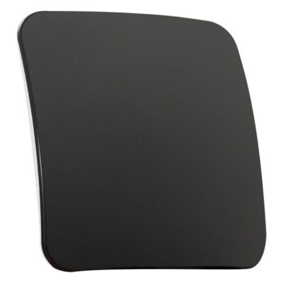 VETi 1 - Blanking Plate White Trim (excludes fixing frame) - Gun Metal Modular