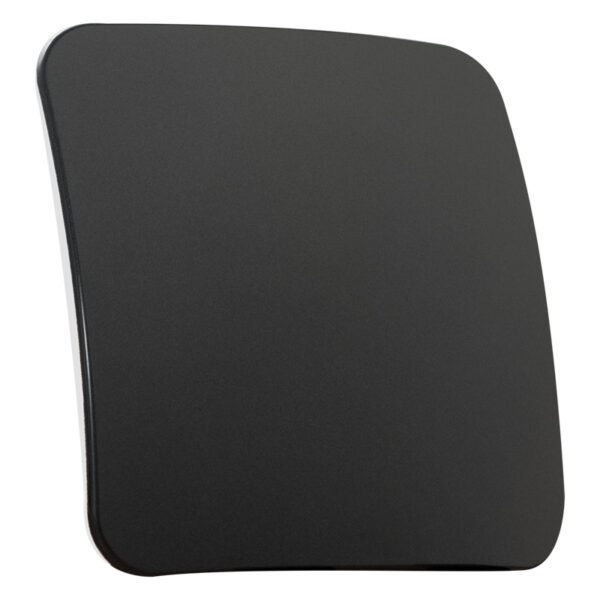 VETi 1 - Blanking Plate White Trim (excludes fixing frame) - Gun Metal Modular