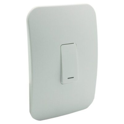VETi 1 - One Lever One-Way White Switch - White Complete