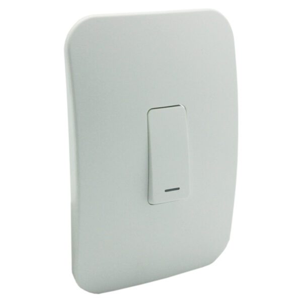 VETi 1 - One Lever One-Way White Switch - White Complete