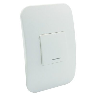 VETi 1 - One Lever One-Way White Switch - White Complete