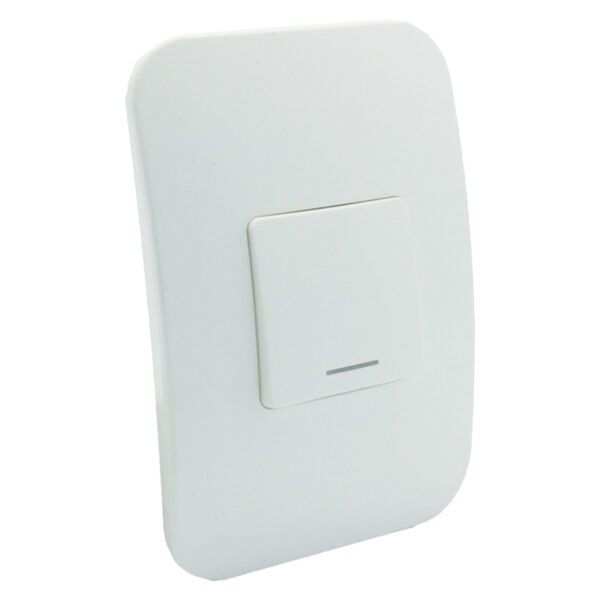 VETi 1 - One Lever One-Way White Switch - White Complete