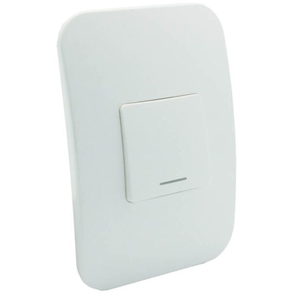 VETi 1 - One Lever Two-Way White Switch - White Complete