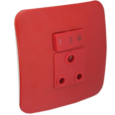 VETi 1 - Single Dedicated Red Socket With DP Switch - Complete