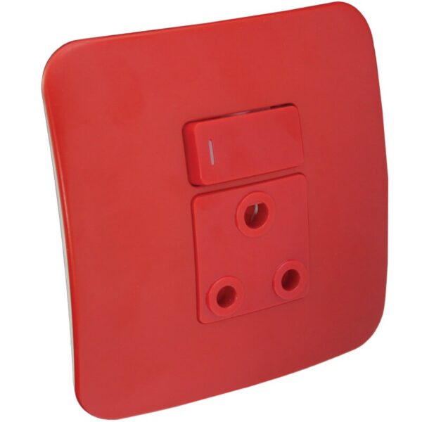 VETi 1 - Single Dedicated Red Socket Outlet - Complete