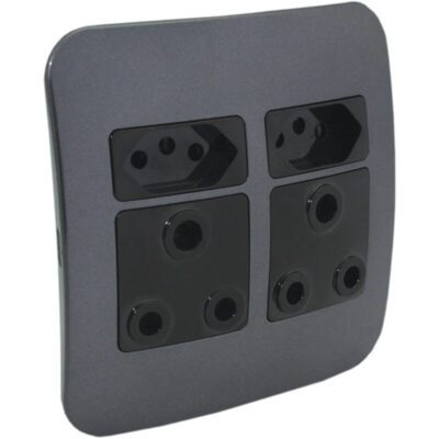 VETi 1 – Double RSA & Double V-Slim Socket – Black + Gun Metal Complete