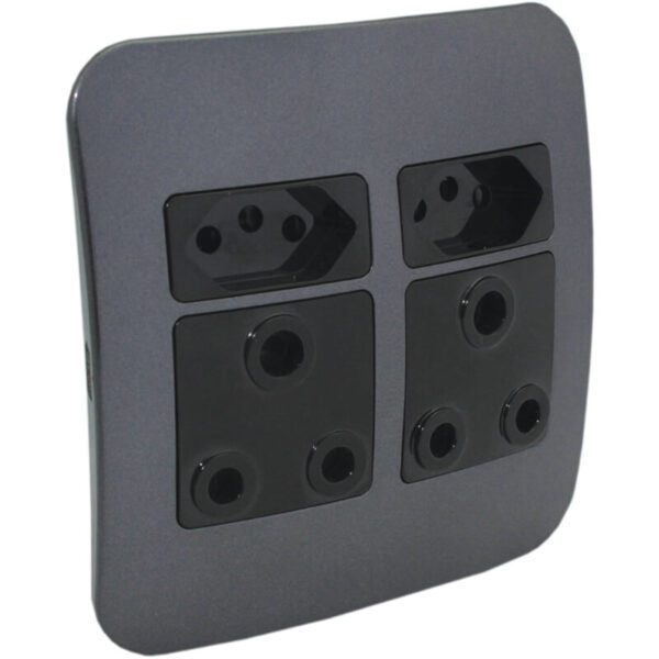 VETi 1 – Double RSA & Double V-Slim Socket – Black + Gun Metal Complete