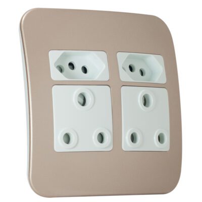 VETi 1 – Double RSA & Double V-Slim Socket – White + Champagne Complete