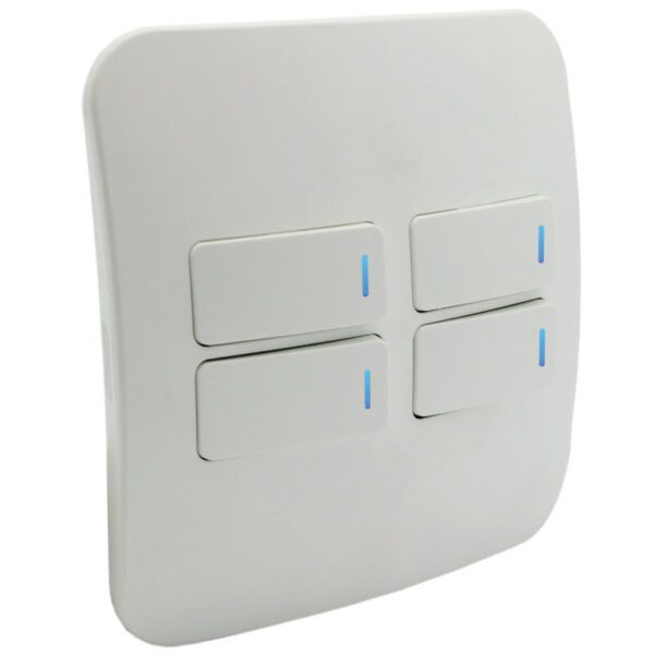 VETi 1 - Four Lever One-Way Switch with Locator - White Complete