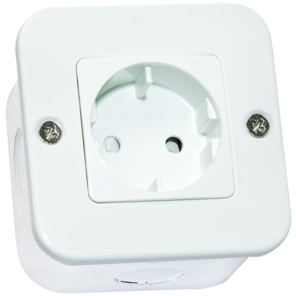 VETi 1 - Industrial Round 2-Pin Socket Outlet - Industrial & Weatherproof