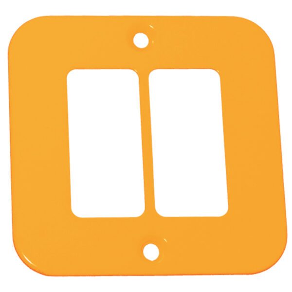 VETi 1 - Two Single Module Cover Plate - Industrial & Weatherproof