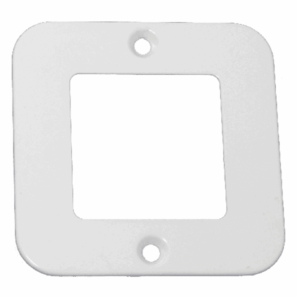 VETi 1 - One Double Module Cover Plate - Orange Industrial & Weatherproof