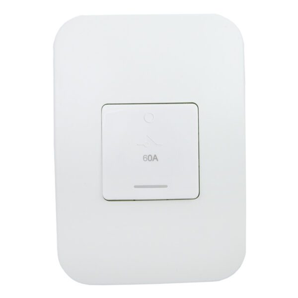 VETi 1 - 60A Triple Pole Isolator with Indicator - White Complete