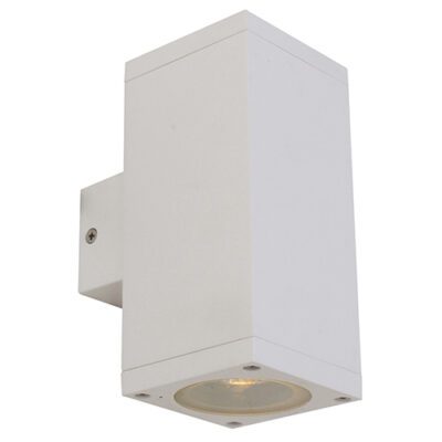 Eurolux Kube Up & Down Wall Light White - O243W