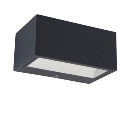 Eurolux Gemini LED Up & Down Wall Light Graphite 10.5w 4000K - O481