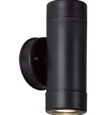 Eurolux Outdoor Up & Down Wall Light Black - O577B